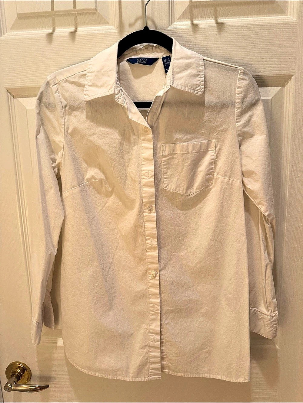 d&co. Button Down Shirt White XS